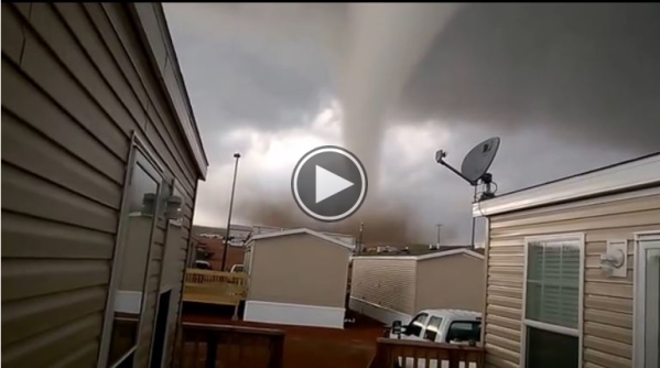 Just Sitting In Our Truck, Getting POUNDED By A Tornado.