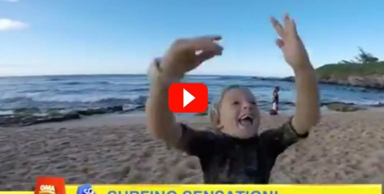 This 6-Year-Old Is Taking On Sharks.